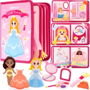 Kid Montessori Felt Busy Book Toddlers Quite Book Activity Story Busy Board Princess Farm Early Learning Educational Travel Toy