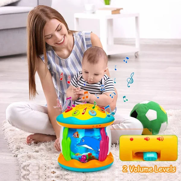 Baby Toys 1-3 Years Babies Ocean Light Rotary Projector Musical Toys Montessori Early Educational Sensory Toys for Toddler Gifts - Image 5